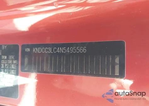 2022 Kia Niro Touring Se z USA, uszkodzony, nr VIN KNDCC3LC4N5495566